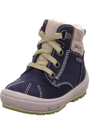 Superfit Groovy 309, Stivali da Neve, Blu, Beige, Verde, 8000, 19 EU
