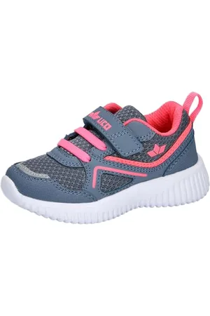 LICO Lio Vs, Scarpe Primi Passi Unisex-Bambini, Grigio/Rosa, 25 EU