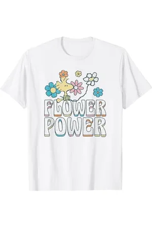 Peanuts Arachidi - Woodstock Flower Power Maglietta