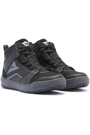 Dainese Suburb D-WP Shoes Wmn, Scarpe Moto Impermeabili Donna, Nero/Grigio Ferro/Metal, 41 EU