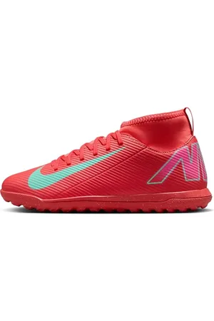 Nike Jr. Mercurial Superfly 10 Club, Sneaker, Ember Glow/Aurora Green, 34 EU