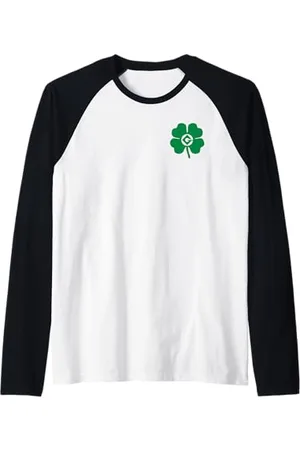 Minions I Love St Patty’s Day Front & Back Maglia con Maniche Raglan