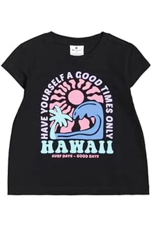Champion Legacy Girl - Graphic Crewneck T-Shirt, T-Shirt Bambina, (KK001)