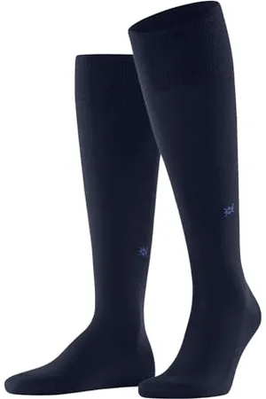 Burlington Leeds M Kh cotone lana al ginocchio tinta unita 1 paio, Calzini lunghi Uomo, , 40-46
