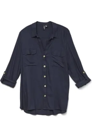 VERO MODA Vmbumpy L/S-Maglietta New Wvn Ga Noos Camicia a Maniche Lunghe, , M Donna