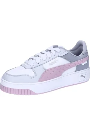 PUMA Women Carina Street Scarpe da ginnastica, White Grape Mist Silver, 37 EU