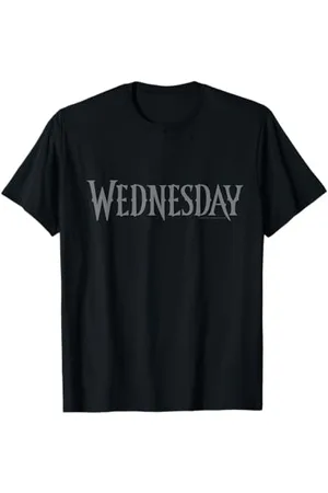 Wednesday Mercoledì Serie Titolo Logo Maglietta