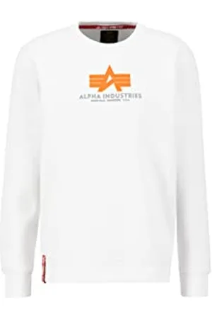 Alpha Industries Basic Sweater Felpa in Gomma da Uomo