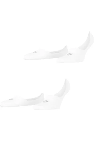 Burlington Everyday Multipack M In cotone invisibili tinta unita confezione di 2 paia, Calzini fantasmini Uomo, , 43-44