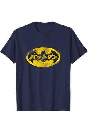 DC Comics Originals Batman Japanese Distressed Logo Maglietta