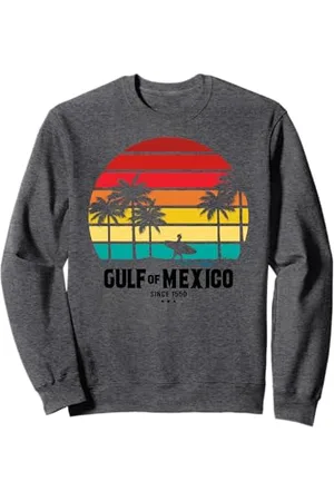 Gulf of Mexico Forever Retro Beach Tee Store Gulf of Mexico Since 1550 Retro Vintage Beach Gulf of Mexico Felpa