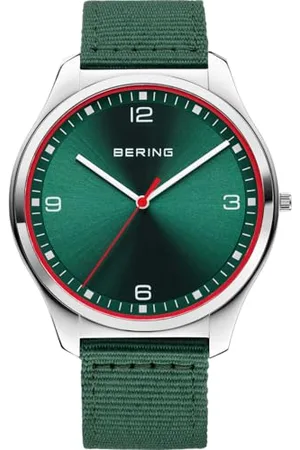 Bering Orologio analogico al quarzo da uomo con bracciale in acciaio inossidabile 18342-508