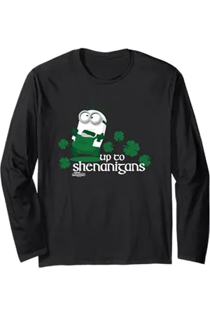 Minions St Patty’s Day Up to Shenanigans Maglia a Manica