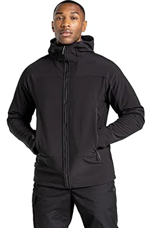 Craghoppers Expert Act Hooded Softshell Jacket Impermeabile, Black, XXXL Uomo
