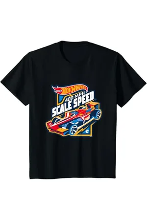 Hot Wheels Bambino Maglietta per Bambino, Ufficiale, Velocità Maglietta