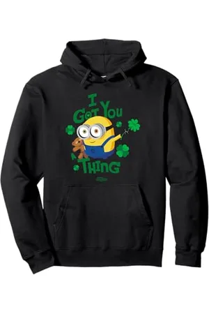 Minions Bob and Tim I Got You a Thing St Patty’s Day Felpa con Cappuccio