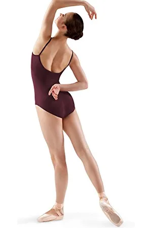 Bloch Dance Nejor Microlux - Body da Donna, Colore: Bordeaux, Taglia S