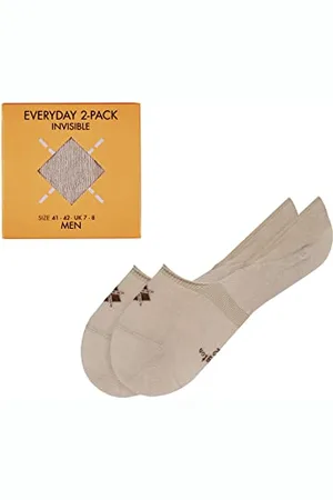 Burlington Everyday Box Multipack M In cotone invisibili tinta unita confezione di 2 paia, Calzini fantasmini Uomo, , 41-42