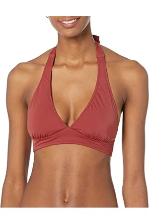 Amazon Costume da Bagno Bikini con Allacciatura al Collo e Supporto Leggero (Disponibile per Taglie Forti) Donna, , 48