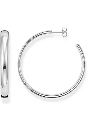 Thomas Sabo Orecchini a Cerchio da Donna in Sterling 925, CR641-001-21