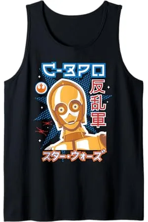 STAR WARS Kawaii C-3PO Japan Cute Pop Art Rebel Droid Canotta