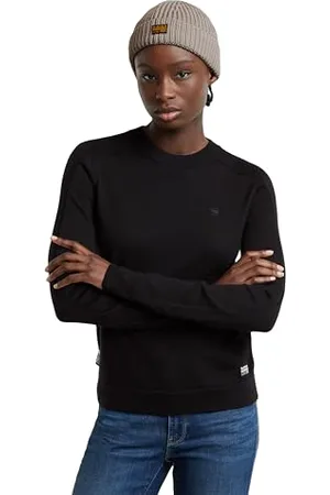 G-Star Donna Core Knitted Sweater, (dk black D25509-D847-6484), L