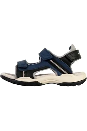 Geox J Borealis Boy A, Sandalo, Denim/Grey, 24 EU