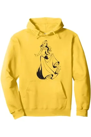 Disney Maglietta Sleeping Beauty Princess Aurora Ballgown Felpa con Cappuccio