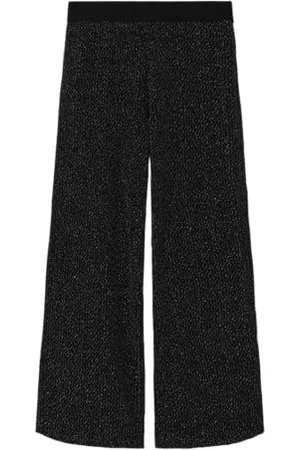 NAME IT NKFNOLEK Wide Pant Pantaloni di Stoffa, Black, 146 Bambina