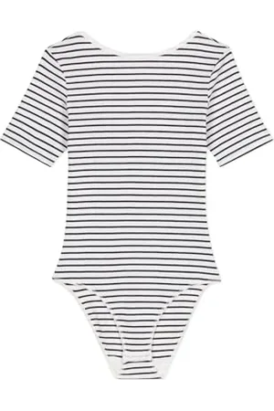 Petit Bateau A0cry Body Manica Corta, , S Donna
