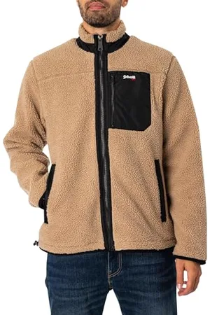 Schott NYC Swwade1 Felpa in Pile, , M Uomo