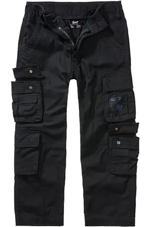 Brandit Kids Pure Vintage Pants, Unisex Kids, Black, 170/176