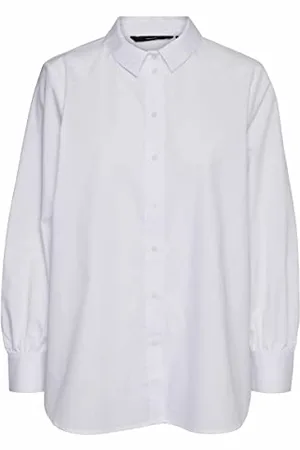 VERO MODA Vmella L/S Camicia Basic Noos T-Shirt, , M Donna