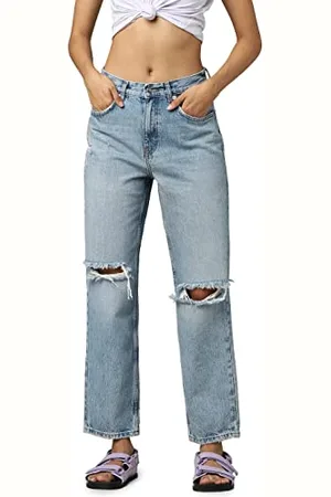 ONLY Onlrobyn Life X HW St L AK DS Dot478noos Jeans, , 28W x 30L Donna