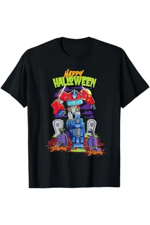 TRANSFORMERS Evergreen Happy Halloween Decepticon Graveyard Maglietta