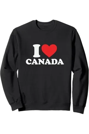 CANADIAN Amo il Canada Felpa