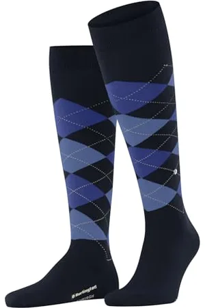 Burlington Edinburgh M Kh lana al ginocchio fantasia 1 paio, Calzini lunghi Uomo, , 40-46