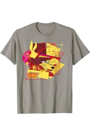 LOONEY TUNES Wile E Coyote Bugs Rabbit New Year Maglietta