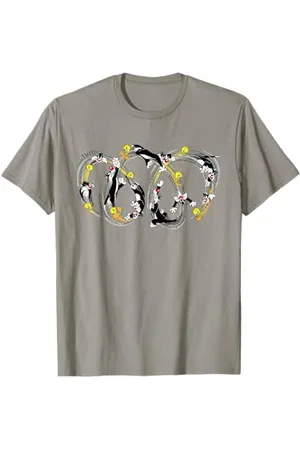 LOONEY TUNES Tweety And Sylvester Swirl Maglietta