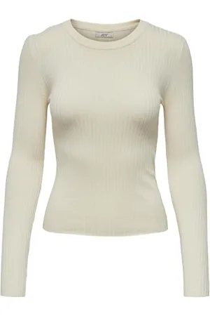 JDY Plum L/S O-Neck Pullover Knt Noos Maglione Lavorato a Maglia, , L Donna