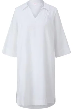 QS by s.Oliver 2147079 Abito Misto Lino, , 48 Donna