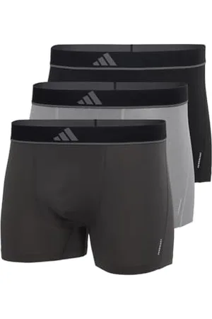adidas Herren Unterwäsche Boxershorts 3er Pack-Trunk (3pk) -Active Micro Flex Eco Intimo, , XXL Uomo