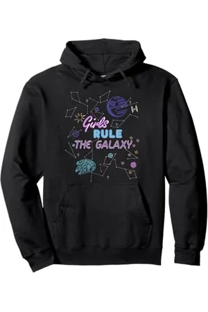 STAR WARS Outer Space Girls Rule the Galaxy - Maglietta Felpa con Cappuccio