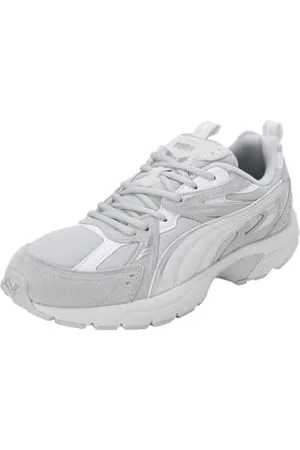 PUMA Milenio Tech Suede, Sneaker Unisex-Adulto, Cool Light Gray-Feather Gray White, 42.5 EU