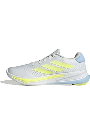 adidas Supernova Ease M, Scarpe da Corsa Uomo, Crystal White/Matte Silver/Hi-RES Yellow, 42 2/3 EU