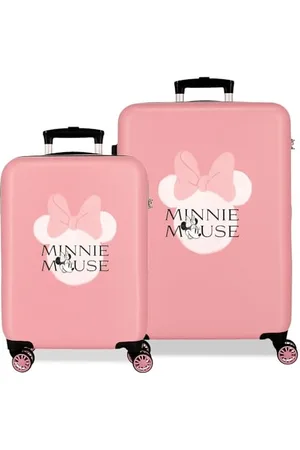 Disney Joumma Minnie Heads Set di valigie 55/65 cm Rigido 7,54 kg Chiusura a combinazione laterale ABS 7,54 kg 91L Bagaglio a mano, , Taglia unica, Set di valigie