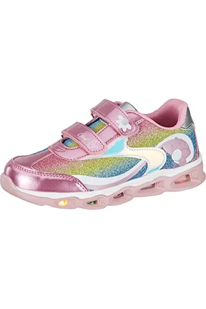 chicco Scarpe con Luci Bambino e Bambina, Sneaker con Luci Colorate nella Suola e Chiusura con Doppio Strappo, Scarpe Bambine e Ragazze/Scarpe Bambini e Ragazzi, Designed in Italy