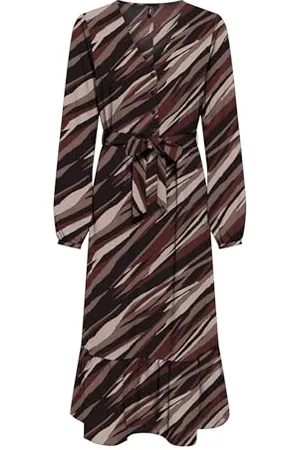 ONLY Onlnova Life Elite Amy-Abito Lungo Vestito, , M Donna