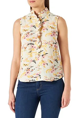 Part Two Poulapw to Shirt Classic Fit Camicia, Stampa Mazzo di Foglie di, 50 Donna