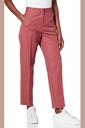 Tommy Hilfiger Slub Co Pantaloni alla Caviglia Slim, , 30 W Donna